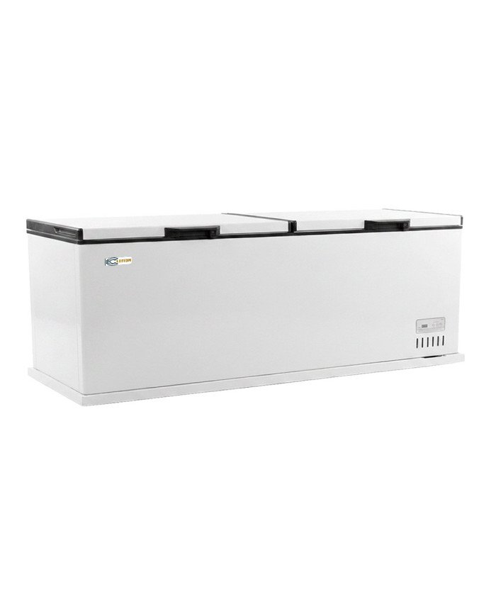 Arcon Congelador Horizontal De 820 Litros Con 2 Puertas Ciega Abatible