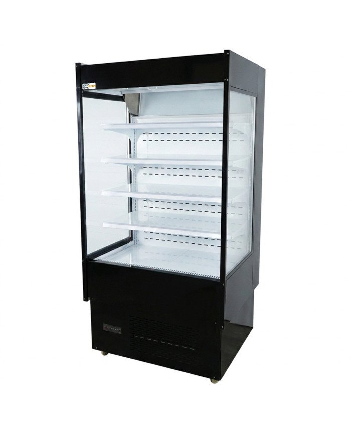 Vitrina Expositora Mural Refrigerada Para Lácteos Con 4 Estantes De 10
