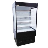 Vitrina Expositora Mural Refrigerada Para Lácteos Con 4 Estantes De 10