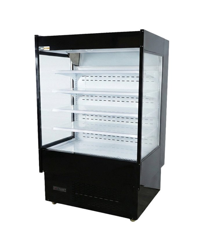Vitrina Expositora Mural Refrigerada Para Lácteos Con 4 Estantes De 15