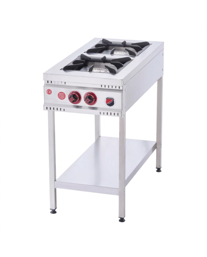 Cocina 2 fuegos a gas con mueble vertical cleiton