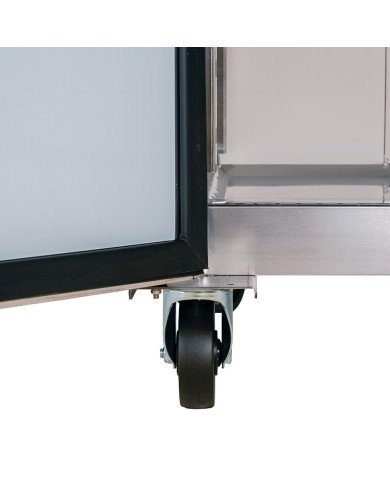 Armario congelación 600L 1 puerta 7 cajones pescado ROMUX ventilado aire forzado