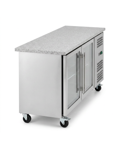 Bajo Mostrador Refrigerado 3 Puertas 136x70 Ventilado Romux