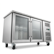 Bajo Mostrador Refrigerado 3 Puertas 136x70 Ventilado Romux