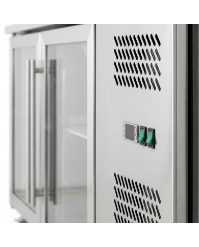 Bajo Mostrador Refrigerado 3 Puertas 136x70 Ventilado Romux