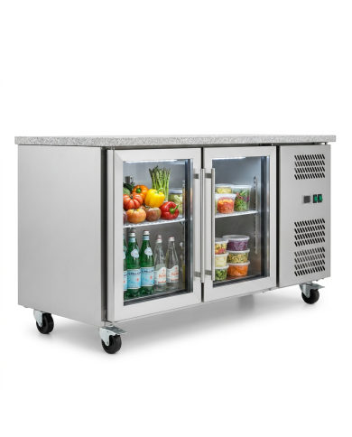 Bajo Mostrador Refrigerado 3 Puertas 136x70 Ventilado Cleiton