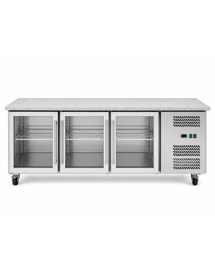 Bajo Mostrador Refrigerado 3 Puertas mármol 179x70 Ventilado Romux