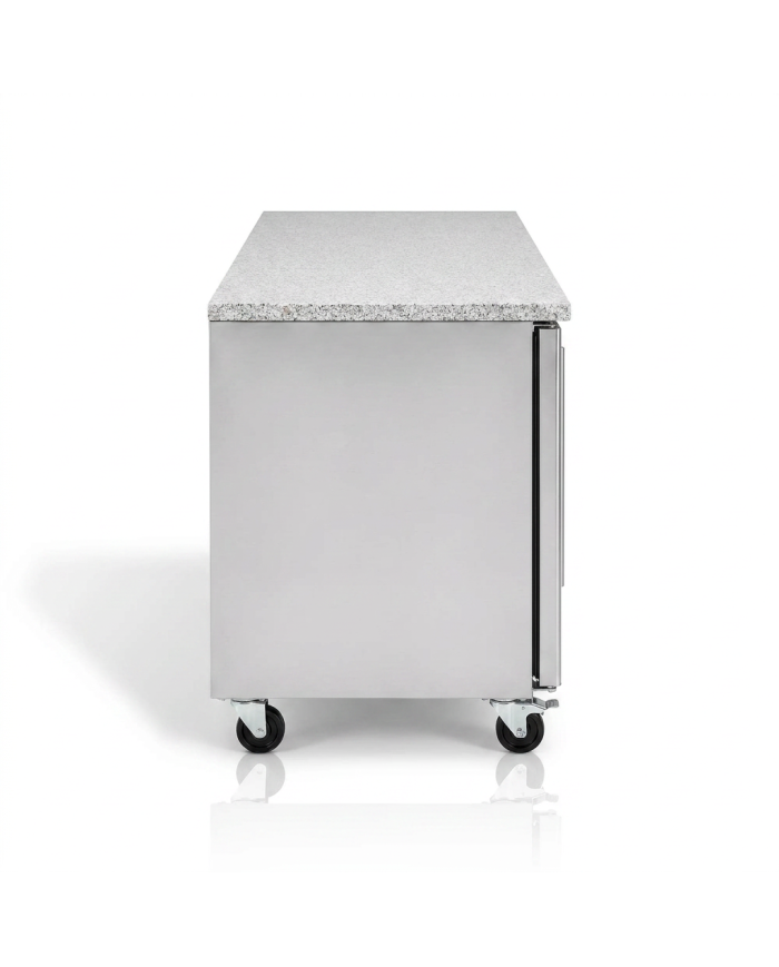 Bajo Mostrador Refrigerado 3 Puertas mármol 179x70 Ventilado Cleiton