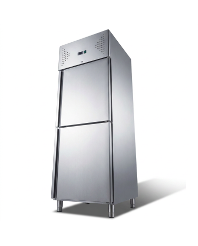 Armario de congelación 650L 2 puertas CLEITON ventilado aire forzado