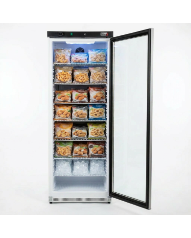 Armario Expositor De Congelación Abs 600 Litros 1 Puerta De Cristal 77