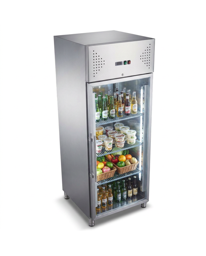 Armario refrigerado 650L 1 puerta cristal CLEITON ventilado aire forzado