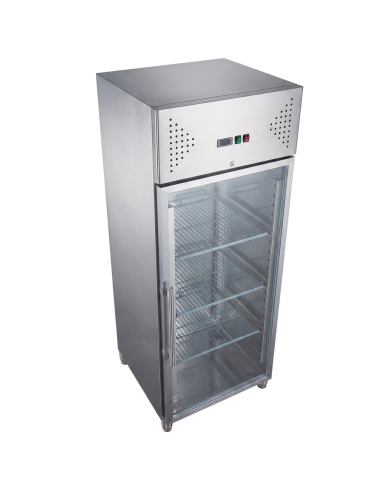Armario refrigerado 650L 1 puerta cristal CLEITON ventilado aire forzado