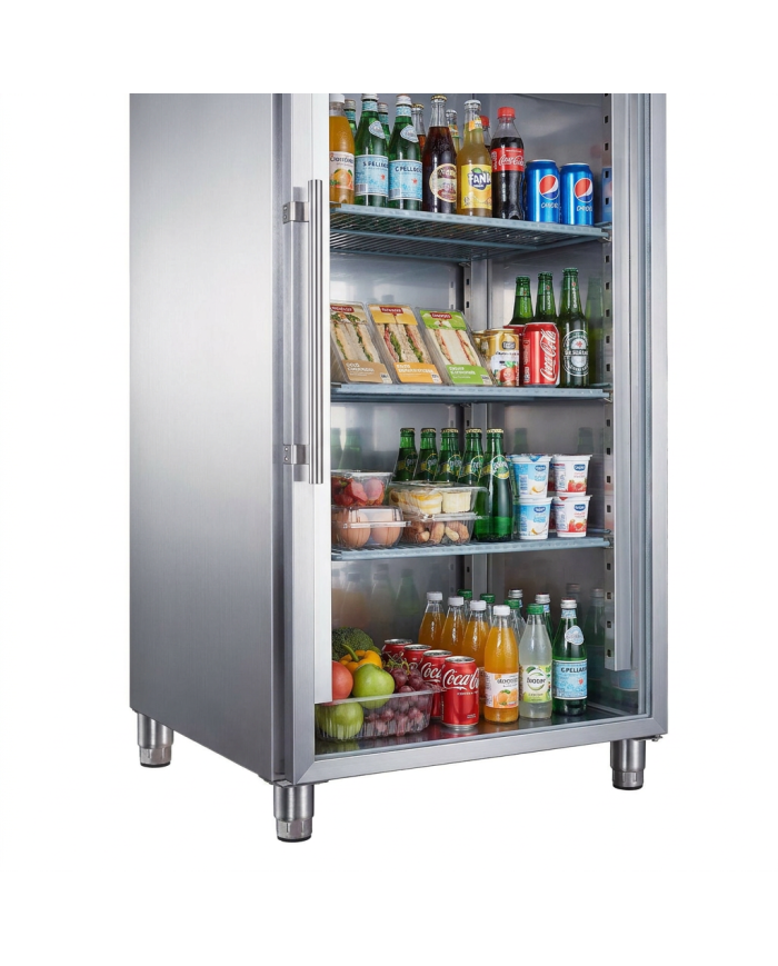 Armario refrigerado 650L 1 puerta cristal CLEITON ventilado aire forzado