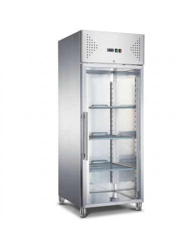 Armario congelación 650L 1 puerta cristal CLEITON ventilado aire forzado