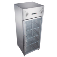 Armario congelación 650L 1 puerta cristal CLEITON ventilado aire forzado