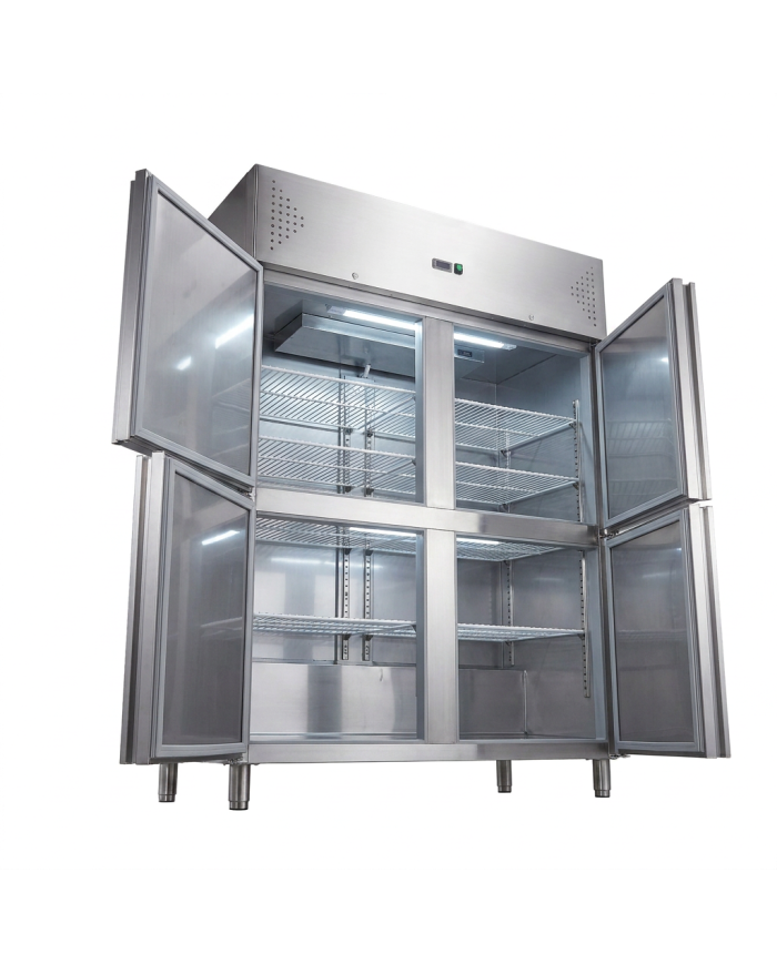 Armario refrigerado 1300L 4 puertas CLEITON ventilado aire forzado