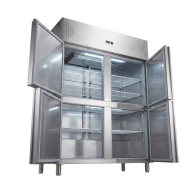 Armario refrigerado 1300L 4 puertas CLEITON ventilado aire forzado