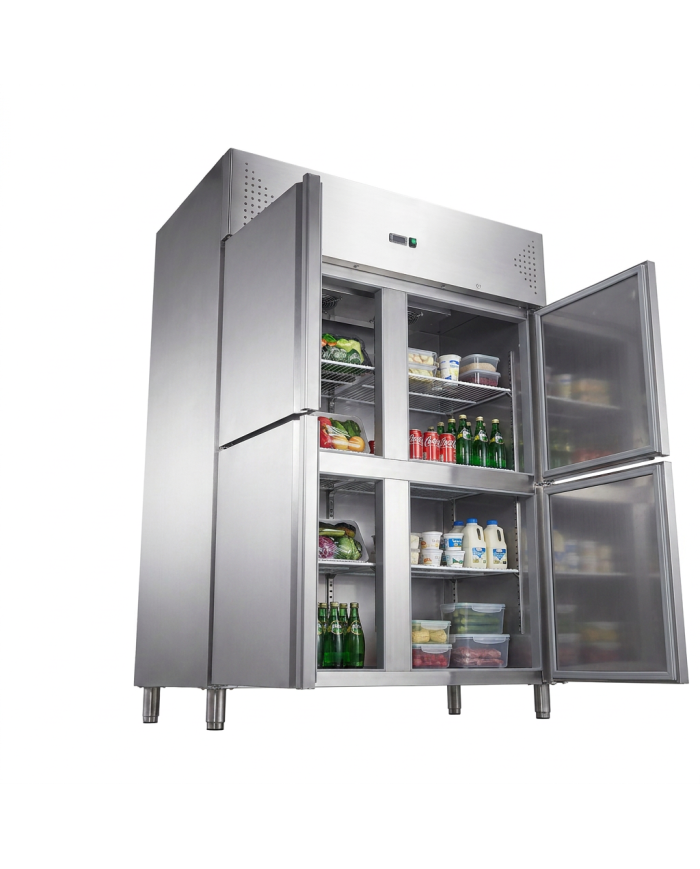 Armario refrigerado 1300L 4 puertas CLEITON ventilado aire forzado