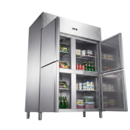 Armario refrigerado 1300L 4 puertas CLEITON ventilado aire forzado