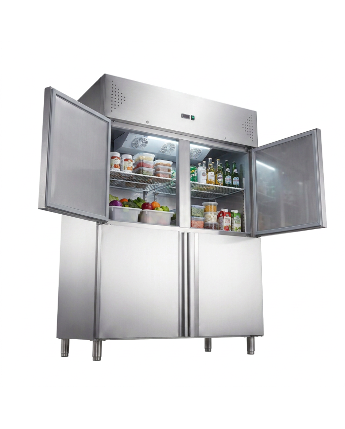 Armario refrigerado 1300L 4 puertas CLEITON ventilado aire forzado