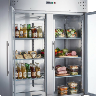 Armario de refrigerado 1300L 2 puertas ROMUX ventilado aire forzado