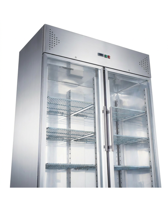 Armario de refrigerado 1300L 2 puertas ROMUX ventilado aire forzado