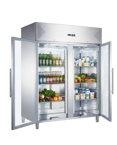 Armario de refrigerado 1300L 2 puertas ROMUX ventilado aire forzado