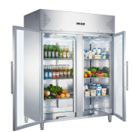 Armario de refrigerado 1300L 2 puertas ROMUX ventilado aire forzado