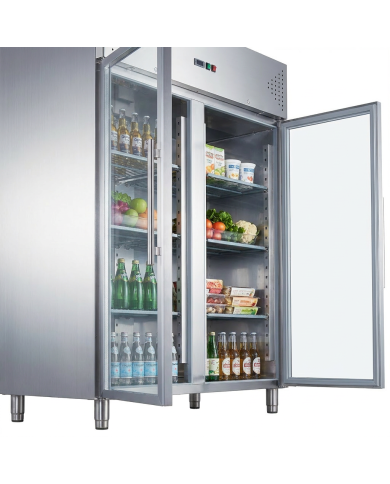 Armario de refrigerado 1300L 2 puertas ROMUX ventilado aire forzado