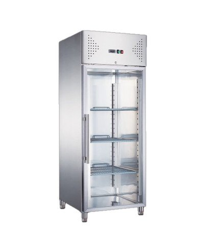 Armario congelación 600L 1 puerta cristal CLEITON ventilado aire forzado