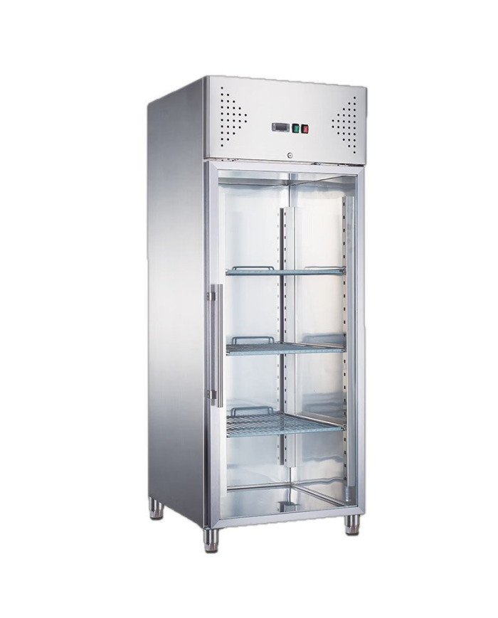 Armario congelación 600L 1 puerta cristal CLEITON ventilado aire forzado