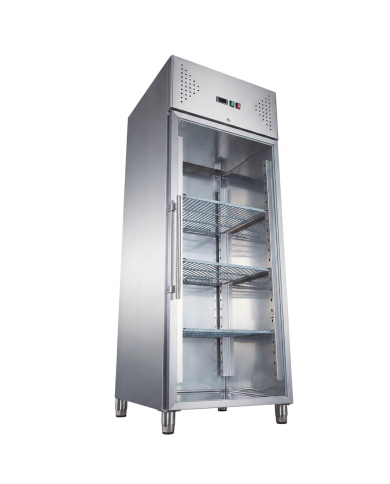 Armario congelación 600L 1 puerta cristal CLEITON ventilado aire forzado