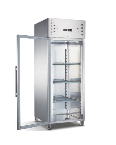 Armario congelación 600L 1 puerta cristal CLEITON ventilado aire forzado