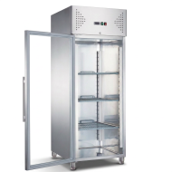 Armario congelación 600L 1 puerta cristal CLEITON ventilado aire forzado