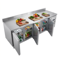 Bajo Mostrador Refrigerado 4 Puertas 223x70 Ventilado Romux