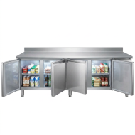 Bajo Mostrador Refrigerado 4 Puertas 223x70 Ventilado Cleiton