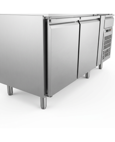 Bajo Mostrador Refrigerado 4 Puertas 223x70 Ventilado Cleiton