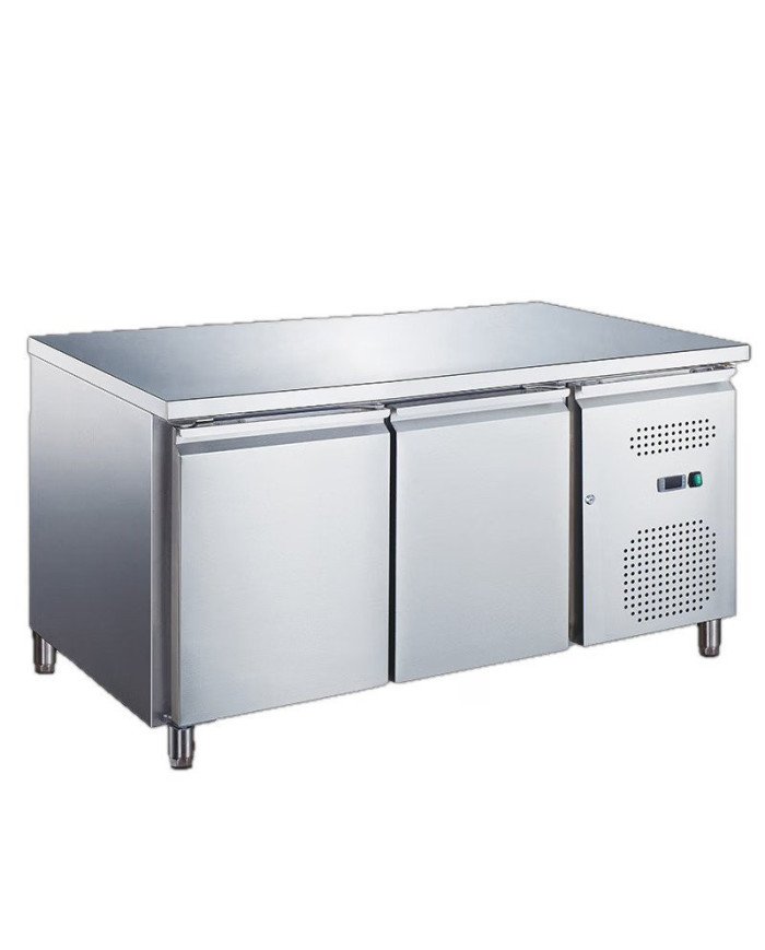 Bajo Mostrador Pastelero Refrigerado Acero Inoxidable 282 Litros 2 Pue