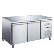 Bajo Mostrador Pastelero Refrigerado Acero Inoxidable 282 Litros 2 Pue
