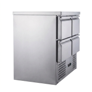 Mesa Fría De Preparación Acero Inoxidable 4 Cajones 220 Litros 90X70 C