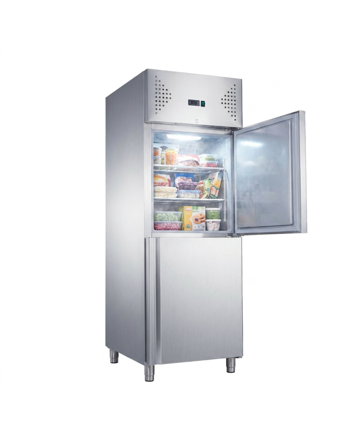Armario De Congelación Acero Inoxidable 430 Litros 2 Puertas 68 Cm Ven