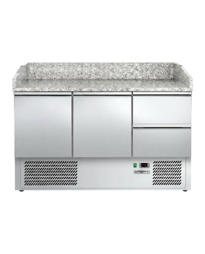 Mesa Pizzera Refrigerada 2 Puertas Y 2 Cajones Marmol Romux ROMUX | H