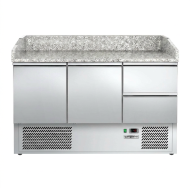 Mesa Pizzera Refrigerada 2 Puertas Y 2 Cajones Marmol Romux ROMUX | H