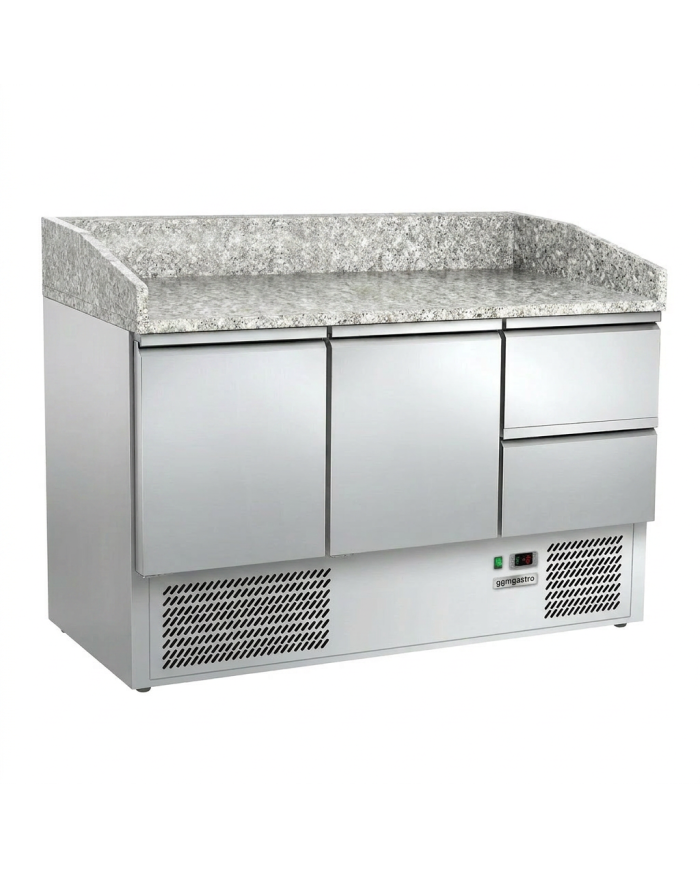 Mesa Pizzera Refrigerada 2 Puertas Y 2 Cajones Marmol Romux ROMUX | H