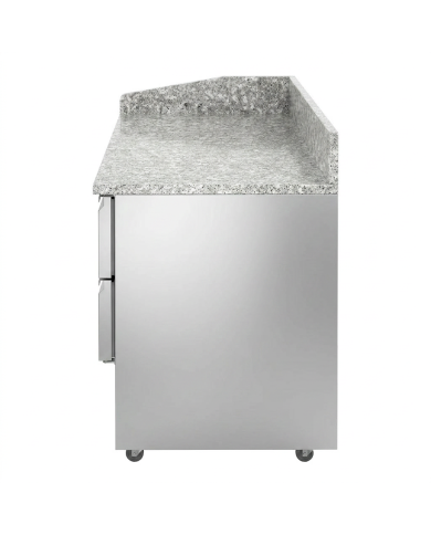 Mesa Pizzera Refrigerada 2 Puertas Y 2 Cajones Marmol Romux ROMUX | H