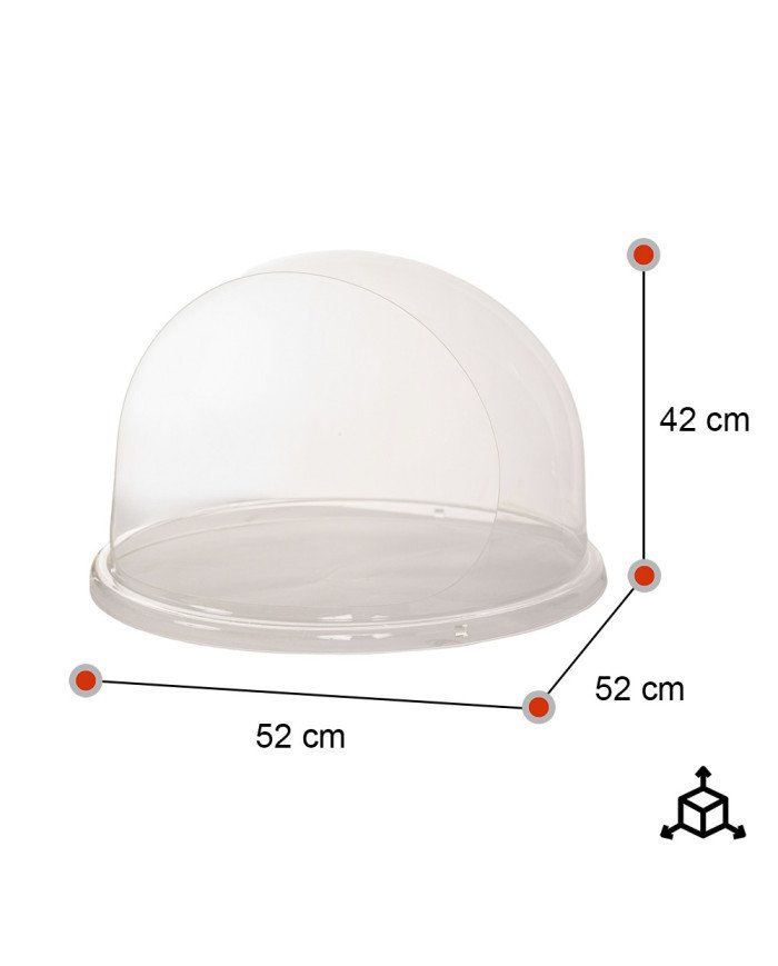 Cúpula para Máquina de Algodón de Azúcar Romux | Alta calidad para hostelería