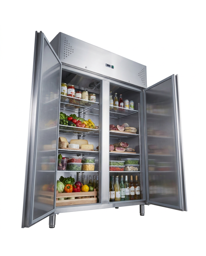 Armario de refrigerado 1200L 2 puertas ROMUX ventilado aire forzado