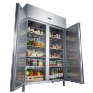Armario de refrigerado 1200L 2 puertas ROMUX ventilado aire forzado