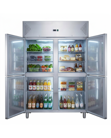 Armario refrigerado 1200L 4 puertas ROMUX ventilado aire forzado