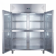 Armario refrigerado 1200L 4 puertas CLEITON ventilado aire forzado